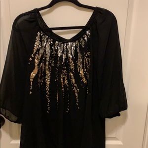 Sequined blouse